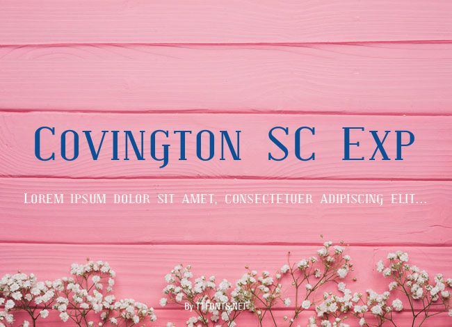 Covington SC Exp example